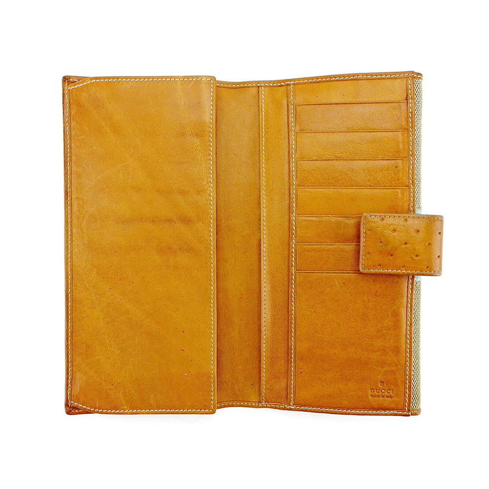 Gucci Interlocking brown GG beige Wallet accessory motif long Sherry - Picture 5 of 6